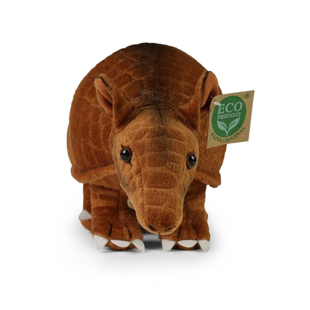 Rappa - Peluche realistico mascotte armadillo 28 cm Eco-Friendly