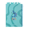 Disney Stitch - Notebook / Notepad A5 from the Waves Collection