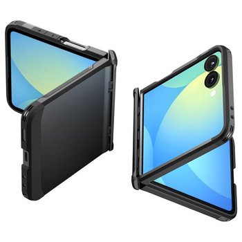 Spigen Slim Armor Pro Mag Mag MagSafe - tok Samsung Galaxy Z Flip 7 (fekete)