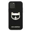 Karl Lagerfeld Choupette Head 3D Rubber - pouzdro pro iPhone 12 / iPhone 12 Pro (černé)