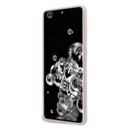 Karl Lagerfeld Fullbody Silicone Iconic - Etui Samsung Galaxy S20 Ultra (Light Pink)