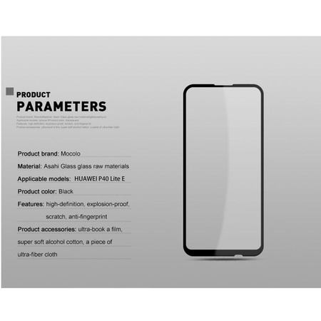 Mocolo 2.5D Full Glue Glass - Huawei P40 Lite E verre de protection