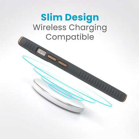 Speck Presidio2 Grip - Etui iPhone 16e / iPhone 15 / iPhone 14 / iPhone 13 (Charcoal Grey / Cool Bronze / White)