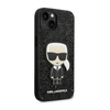Karl Lagerfeld Glitter Flakes Ikonik - iPhone 14 Tasche (schwarz)