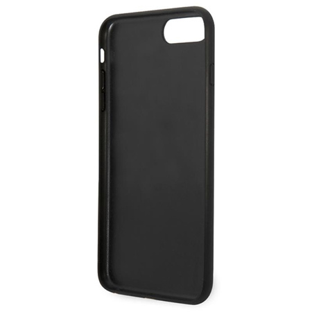 Karl Lagerfeld Saffiano Karl & Choupette Heads - iPhone 8 Plus / 7 Plus tok (fekete)
