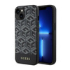Pouzdro Guess GCube Stripes MagSafe - iPhone 14 (černé)