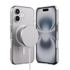 Crong Clear MAG Pro - pouzdro MagSafe pro iPhone 16 (průhledné)