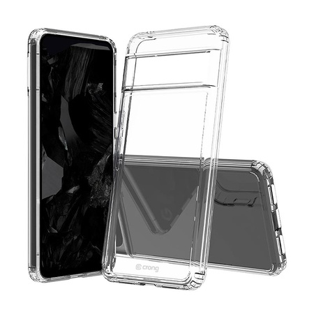 Crong Crystal Shield Abdeckung - Google Pixel 8A Gehäuse (Transparent)