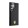 Ferrari Carbon Stitched Bottom - Samsung Galaxy S24 Ultra Case (black)