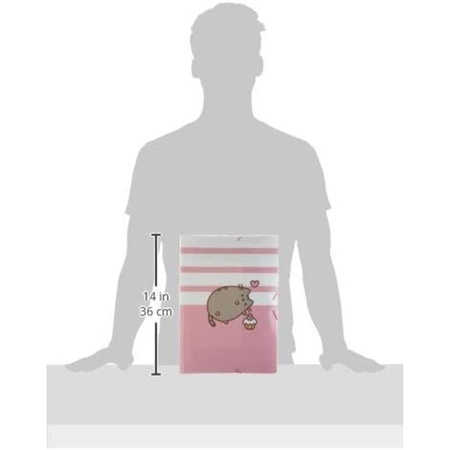 Pusheen - Rose Collection Gummi Aktentasche (24,5 x 34,5 cm)