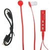 Grundig - In-ear headphones with Bluetooth adapter (red)