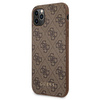 Guess 4G Metal Gold Logo - Coque iPhone 11 Pro (marron)
