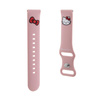 Hello Kitty Silicone Kitty Head - Bracelet universel pour smartwatch 20 mm (rose)