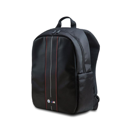 BMW Carbon Red Stripes - Backpack for 16" notebook (black)