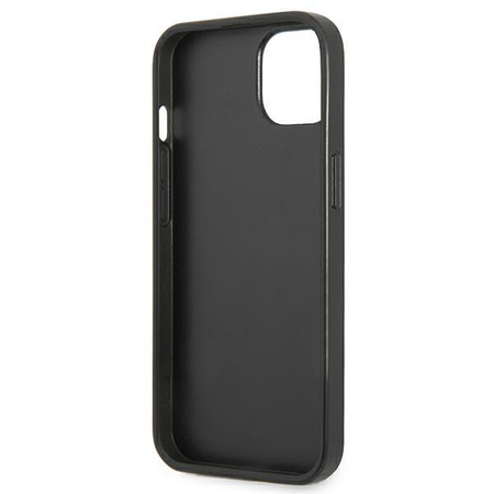 Karl Lagerfeld Perforated Allover - pouzdro na iPhone 13 (černé)