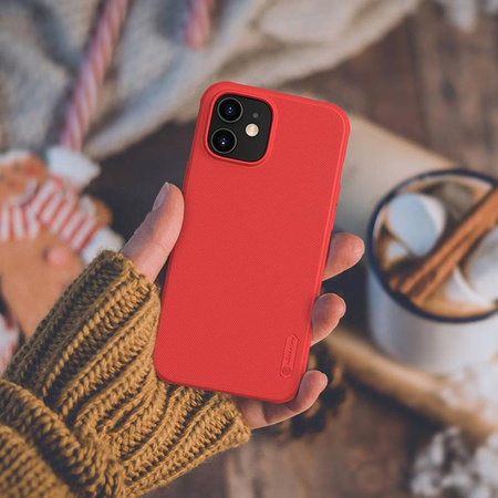 Nillkin Super Frosted Shield Pro - Apple iPhone 12 Mini tok (piros)