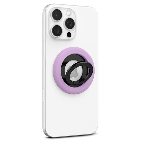Spigen Nano Pop MagSafe Phone Ring - Fingerhalter mit Standfunktion (Grape Purple)