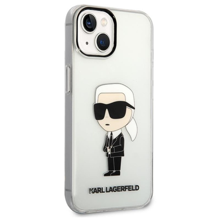 Karl Lagerfeld IML NFT Ikonik - iPhone 14 Tasche (Transparent)