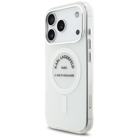 ETUI DO IPHONE 17 PRO do MAGSAFE KARL LAGERFELD ORYGINALNE PRZEZROCZYSTE