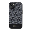 Guess GCube Stripes MagSafe - Coque pour iPhone 14 Plus (Noir)