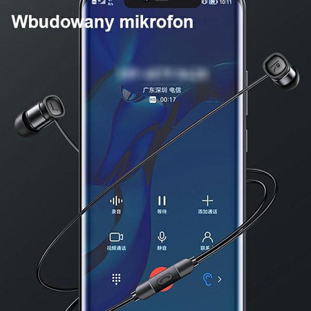 USAMS EP-46 - 3.5 mm stereo jack headphones (Black)