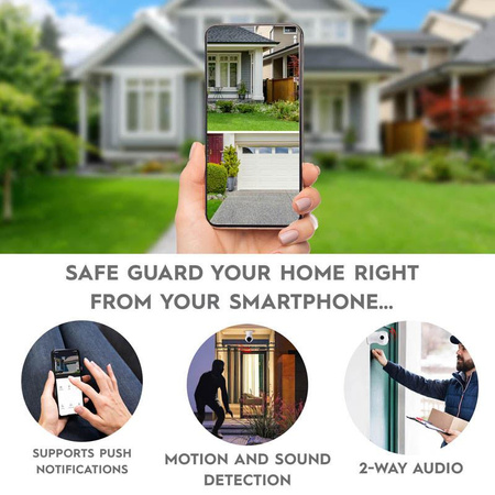 Alpina - Intelligente IP Wi-Fi FullHD Außen-PTZ-Kamera