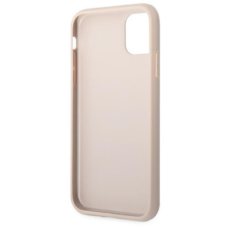 Guess 4G Metal Gold Logo - Coque pour iPhone 11 (rose)