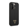 Guess Silicone Triangle Logo - Coque iPhone 14 Pro Max (noir)