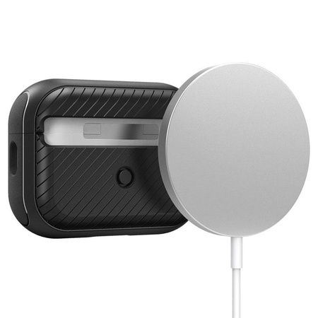 Spigen Mag Armor MagSafe - tok az Apple Airpods Pro 1 / 2 készülékhez (fekete)
