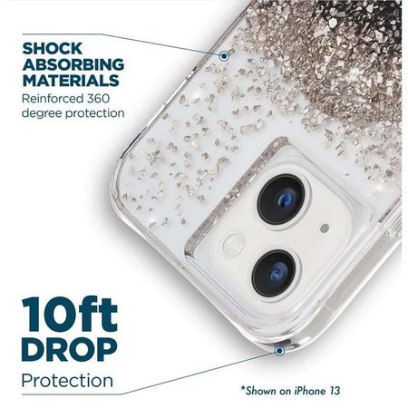 Case-Mate Karat MagSafe - iPhone 14 Plus tok ónixszel díszített (Onyx)