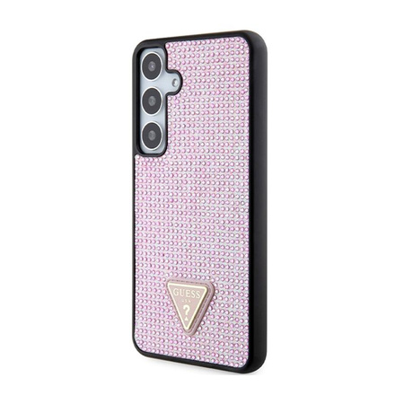 Guess Rhinestone Triangle - Samsung Galaxy S24+ Case (pink)