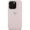 Guess Hot Stamp 4G Pattern Triangle Metal Logo - pouzdro pro iPhone 16 Pro Max (růžové)