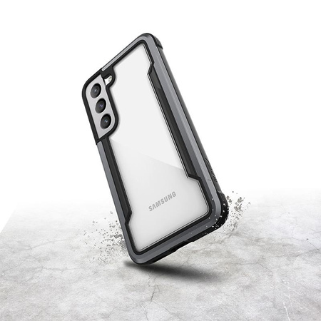 X-Doria Raptic Shield Pro - Étui Samsung Galaxy S22 5G (Protection Antimicrobienne) (Noir)