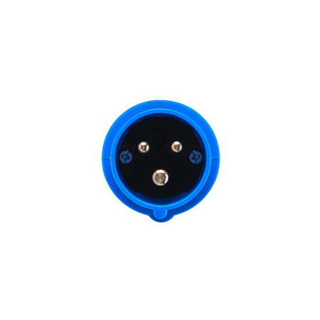 Green Cell - Adaptateur électrique Bleu CEE 16A 230V 3P vers Rouge CEE 16A 400V 5P