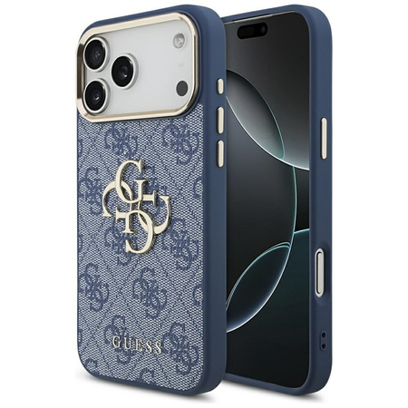 Guess 4G Big 4G Classic Logo - Case iPhone 17 Pro Max (Blue / Gold)