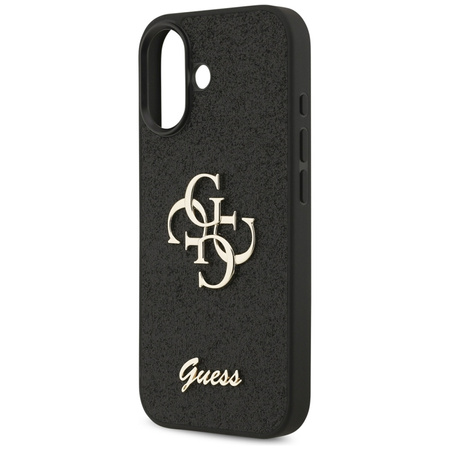 ETUI DO IPHONE 17 GUESS GLITTER ORYGINALNE CZARNE ELEGANCKIE MODNE CASE