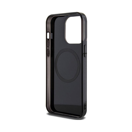 Mercedes Double Layer Crossed Lines MagSafe - iPhone 15 Pro Max Case (noir)