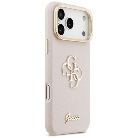 ETUI DO IPHONE 17 PRO MAX GUESS ORYGINALNE RÓŻOWE Z PODSTAWKĄ MODNE CASE