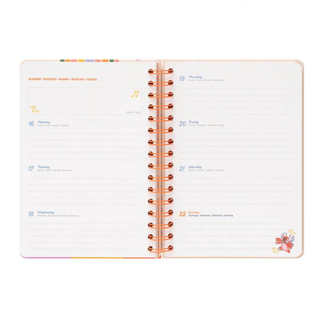 Disney Stitch - Calendrier / semainier A5 2025/2026