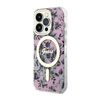 Guess Flower MagSafe - Coque pour iPhone 14 Pro (Rose)