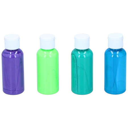 Artico - Set of neon acrylic paints in 80 ml tubes 4 colors (Set 1)