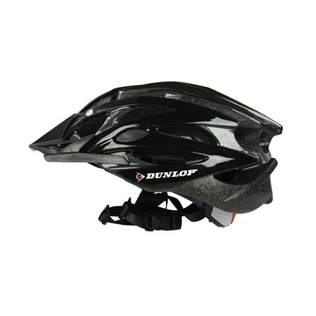 Dunlop - MTB verstellbarer Fahrradhelm r. M 55-58 cm (schwarz)