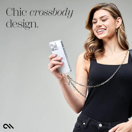 Řetízek Case-Mate Phone Crossbody Chain - šňůrka / řetízek přes rameno pro telefon (zlatý)
