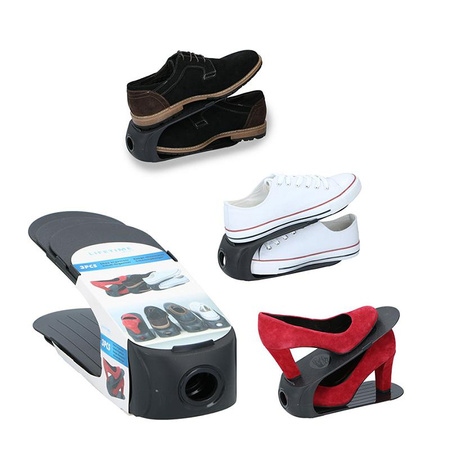 Lifetime - Shoe organizer 3 pcs. (black)