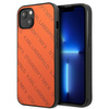 Karl Lagerfeld Perforated Allover - Hülle für iPhone 13 mini (Orange)