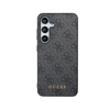 Guess 4G Metall Gold Logo - Samsung Galaxy S24 Tasche (schwarz)