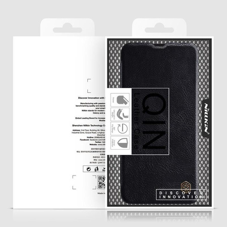 Nillkin Qin Leather Case - Case for Apple iPhone 12 Mini (Black)