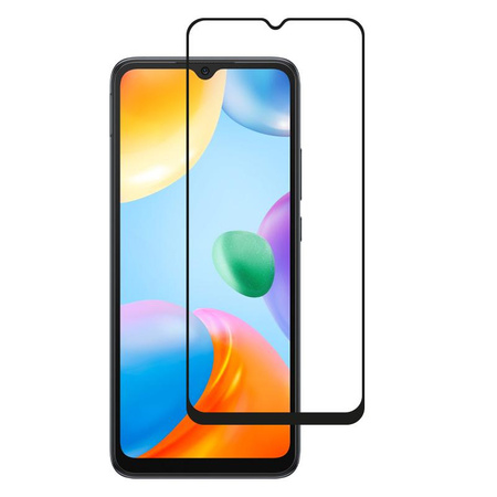 Crong 7D Nano Flexible Glass - Verre hybride incassable 9H pour l'ensemble de l'écran du Xiaomi Redmi 10C