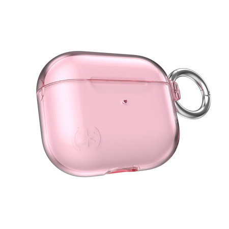 Speck Presidio Clear - Apple AirPods 3 tok Microban védelemmel (Icy Pink)