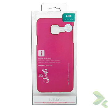 Mercure I-Jelly - Etui Samsung Galaxy A3 (2016) (rose)